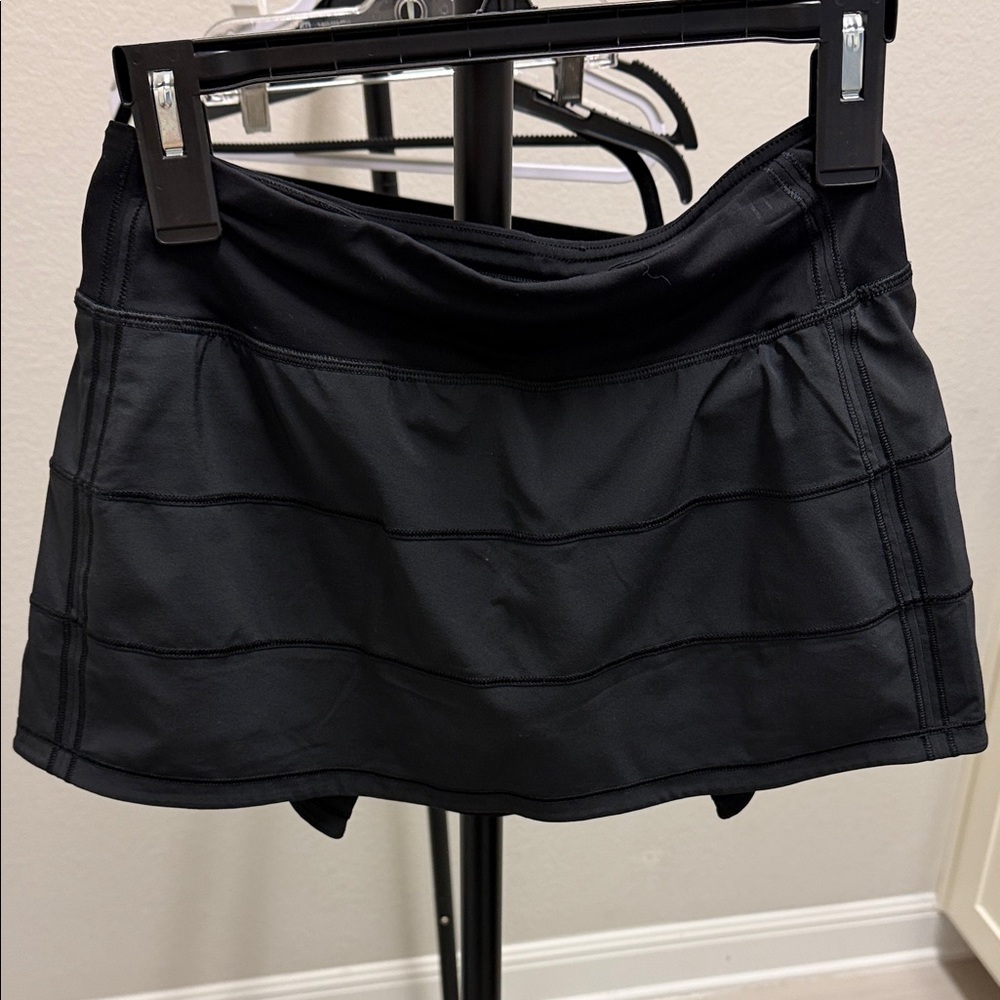 lululemon athletica Black Performance Mini Skort